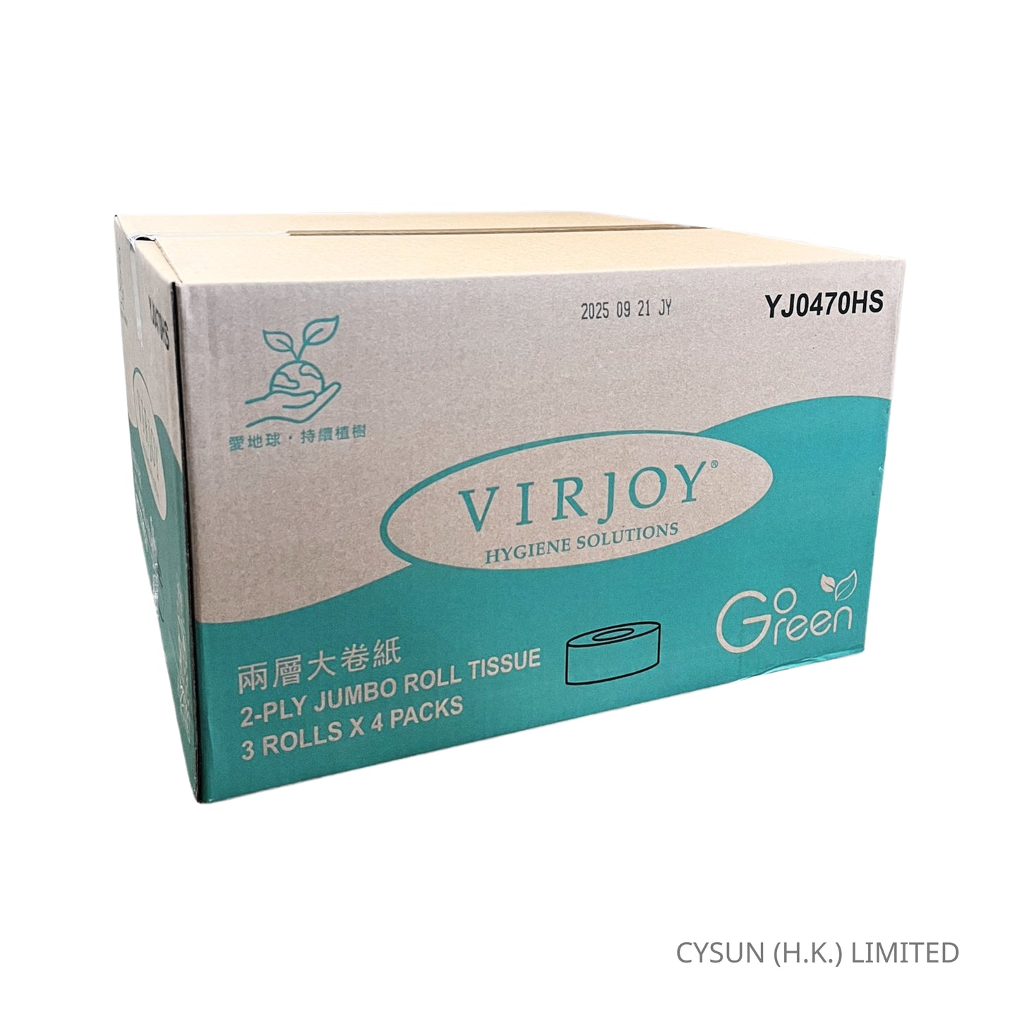VIRJOY 珍寶裝 大卷裝 衛生紙 Jumbo Roll Toilet Tissue 12卷