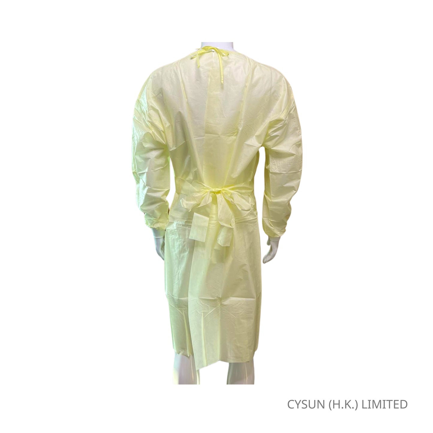 INTCO ASTM LEVEL 2 一次性保護衣 防護衣 Isolation Gown 黃色 10件