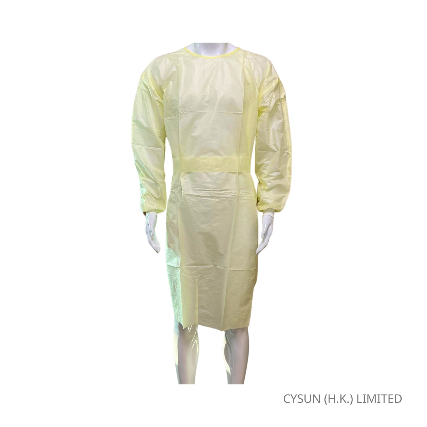 INTCO ASTM LEVEL 2 一次性保護衣 防護衣 Isolation Gown 黃色 10件