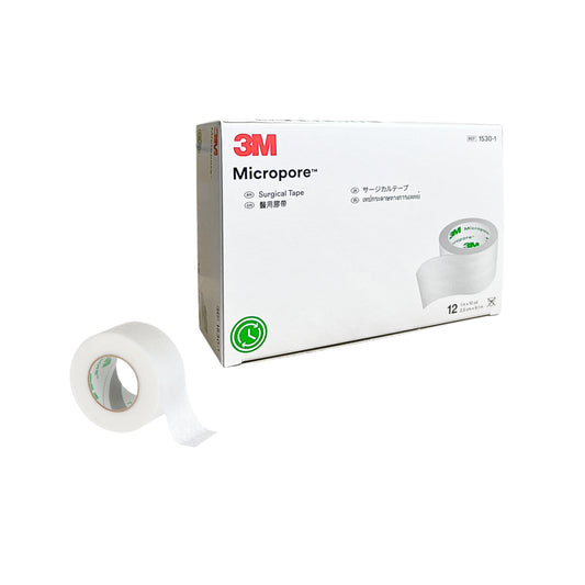 3M Micropore™ 醫生膠紙 一吋 Surgical Tape 1 in x 10 yd 1530-1 12卷