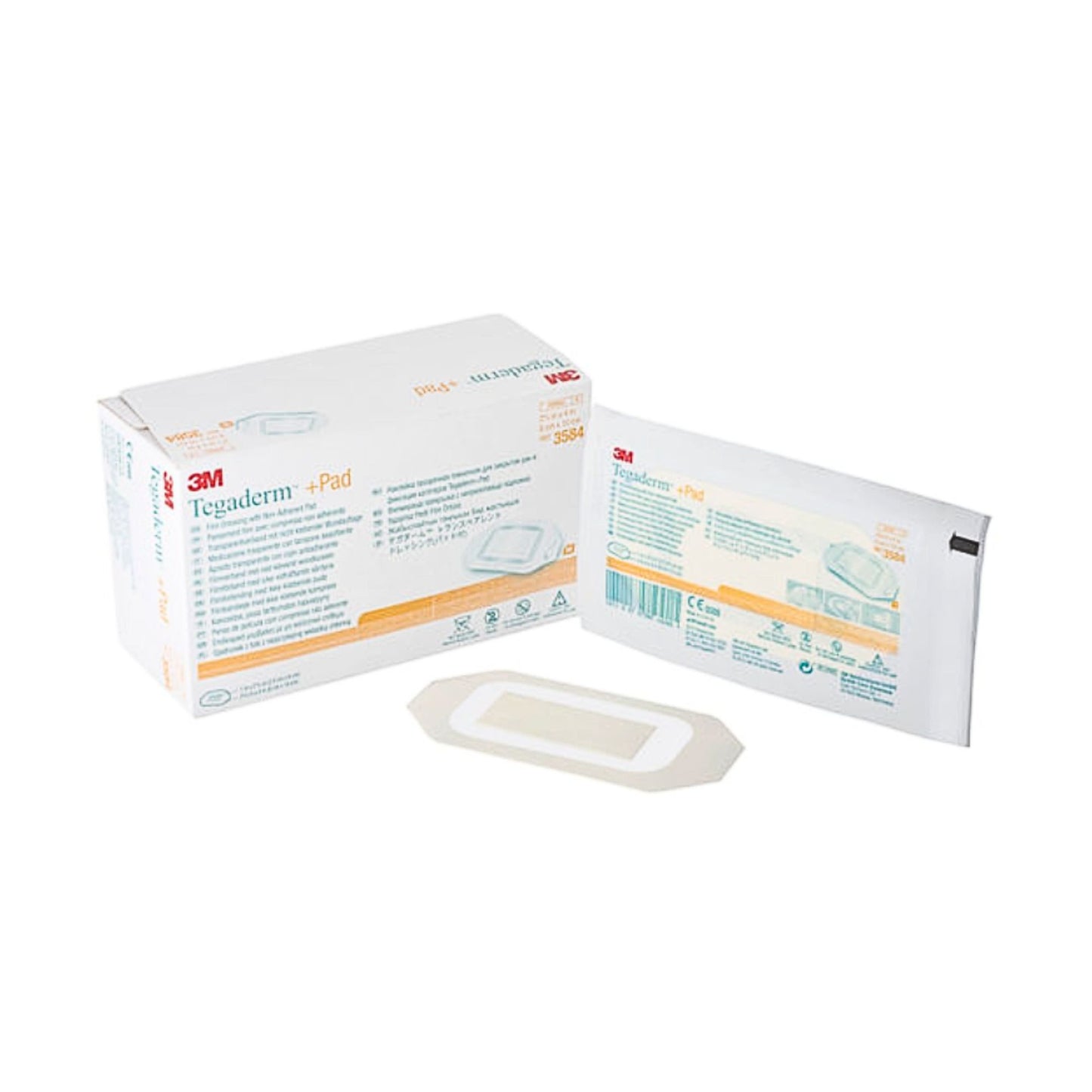 3M Tegaderm™ + Pad 全效防水膠膜敷貼 Film Dressing With Non-Adherent Pad 6x10cm 3854 50片