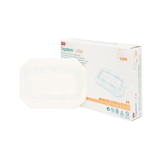 3M Tegaderm™ + Pad 全效防水膠膜敷貼 Film Dressing With Non-Adherent Pad 9x15cm 3589 25片