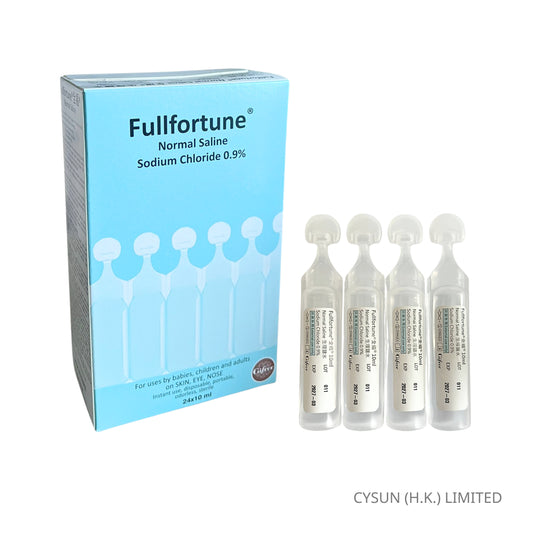 FULLFORTUNE 全福 無菌生理鹽水 Normal Saline 10毫升 x 24支