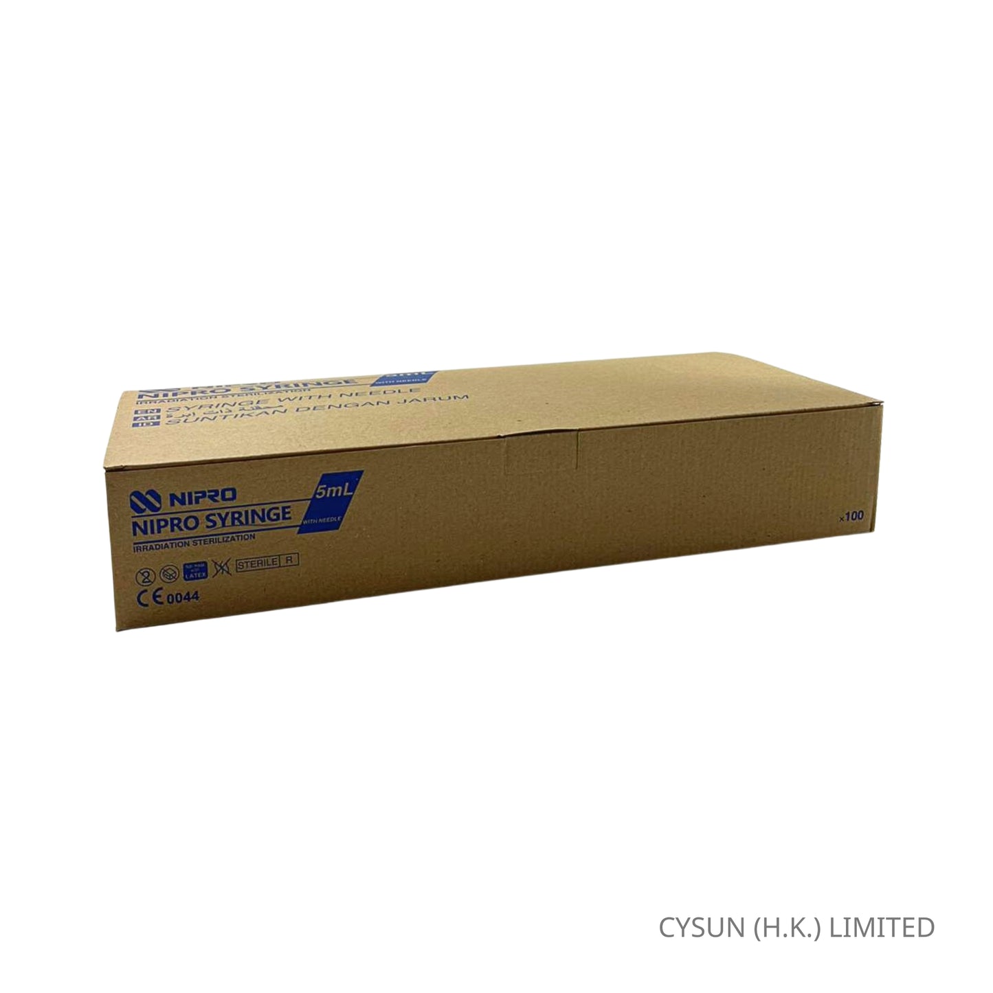 NIPRO 5ml 21Gx1-1/2" Luer Lock Syringe With Needle 螺旋咀針筒連針咀 100支