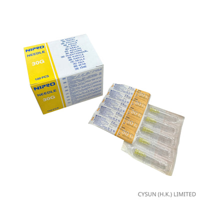 NIPRO 30G x 1/2" 針咀 Hypodermic Needle 1盒100支