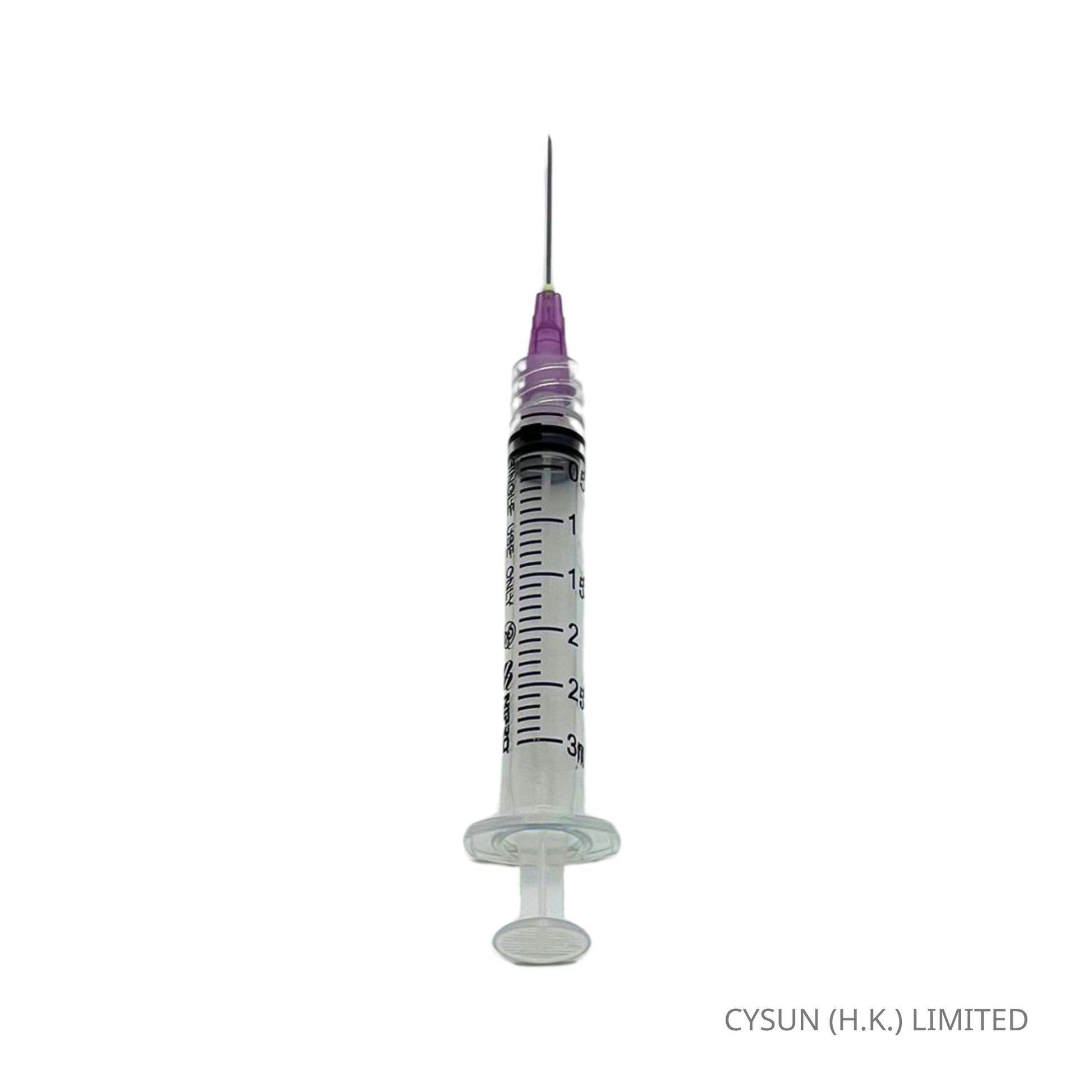 NIPRO 3ml 24Gx1" 螺旋咀 針筒連針咀 Luer Lock Syringe With Needle