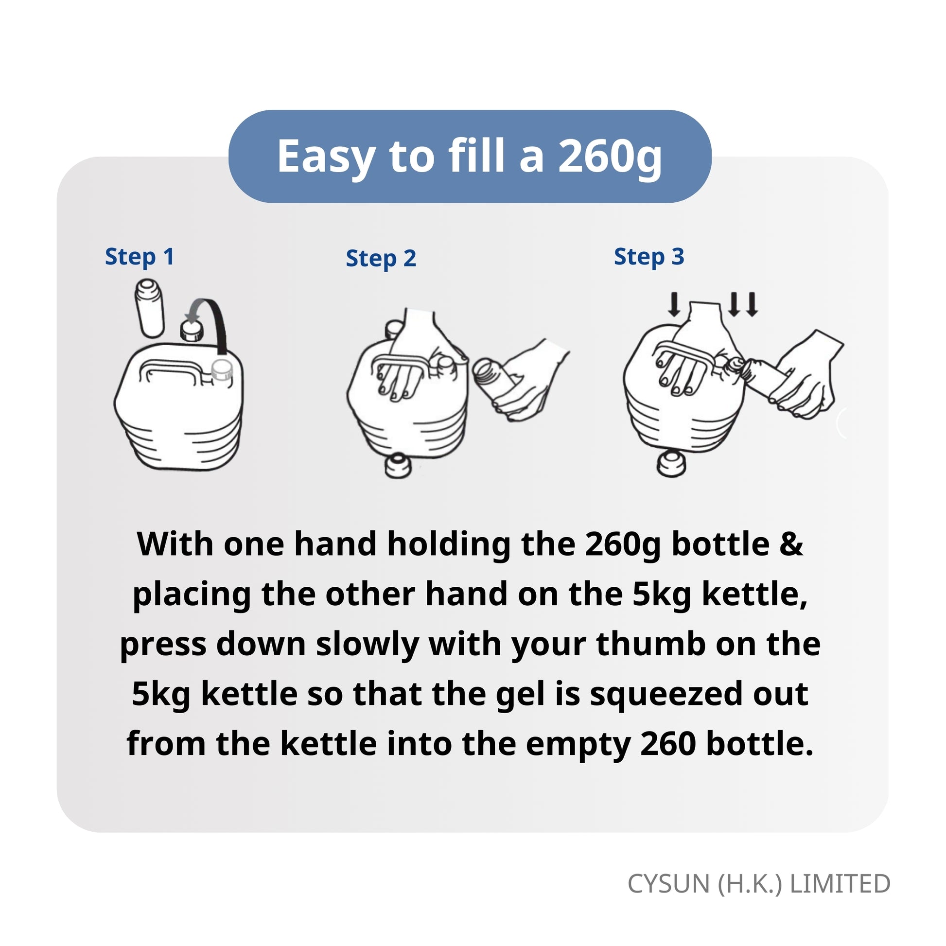 SKYGEL 超聲波凝膠 啫喱 Ultrasound Gel 從5kg包裝補充至260g樽教學