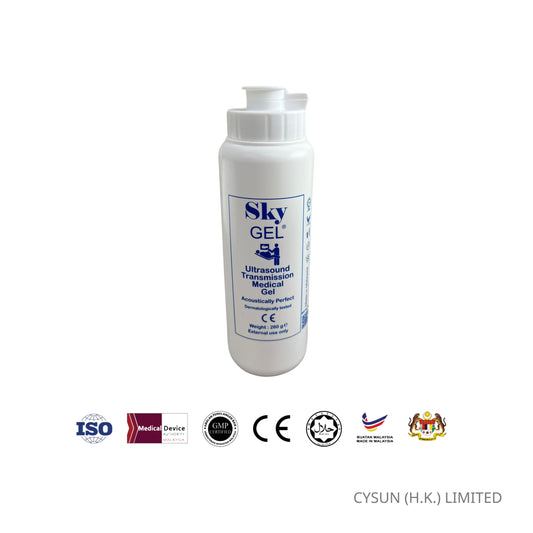 SKYGEL 超聲波凝膠 啫喱 透明 Ultrasound Gel Colorless 260g包裝