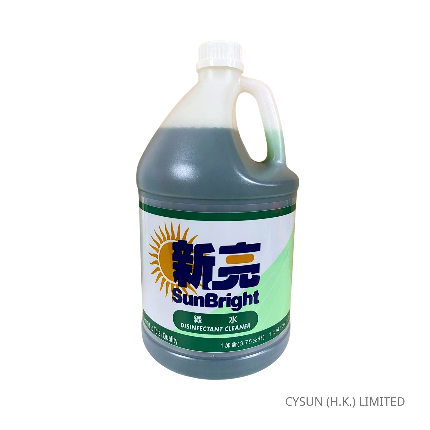 新亮 SunBright 綠水 Disinfectant Cleaner 1 加侖 3.75公升