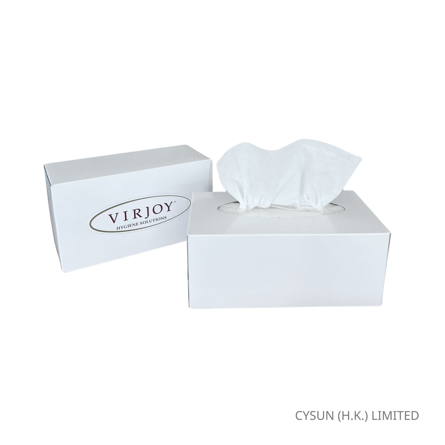 VIRJOY 盒裝面紙 紙巾 白色包裝 增量裝 Box Facial Tissue Jumbo Pack 5盒/條