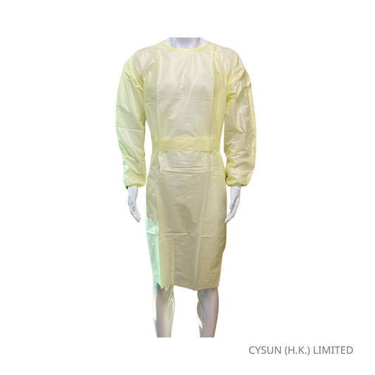 INTCO ASTM LEVEL 2 一次性保護衣 防護衣 Isolation Gown 黃色 10件